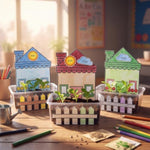 18 Pcs Plant Life Cycle Activity Set with Observation Boxes & Cards for Kids