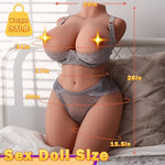37LB Sex Doll Torso for Men, Life Size Female Sex Dolls, Big Boobs