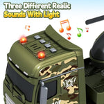 Toddler Boy Toys, 3 In 1 Large Army Truck Toy With Helicoper And Tank, Military Transport Truck Toy, Christmas Birthday Gifts For Kids 3 4 5 6 Years Old
