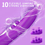 G Spot Vibrator Sex Toys Dildo - Adult Toys Vibrators With 10 Flapping & 10 Vibrating, Jumping Flapping Clitoral Nipple Adult Sex Toys For Women G Spot Sexual Pleasure, Couple Female Adult Toys & Game