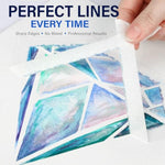 4 Packs Artist Tape for Watercolor Paper - 1IN Wide 592FT Long