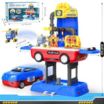 Kids Tool Set, Work Tool Bench With 69 Realistic Toy Tools And Accessories, Xmas Gift Transformable Tool Set, Toddler Bench Pretend Play Learning & Tool Set For Toddlers Boys & Girls Age 3+