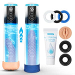 Electric Penis Pump Sex Toys For Men, Male Sex Toys With 5 Suction Modes, Waterproof Automatic Male Masturbator With Mini Pocket Pussy Penis Ring, Adult Toys Electric Penis Enlarge Vacuum Pump