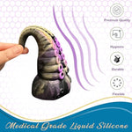 Small Tentacle Dildo Octopus Adult Toy Fantasy Premium Silicone Anal Plug Monster Prostate Massager Hand-Free Thick Sex Toys with Strong Suction Cup Dildos for Women Vagina G Spot Anal Play (6.6 Inch)