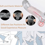 Penis Sleeve Extender Sex Toy For Men Cock Sleeve, 3 Sizes Pennis Extender Ultra-Soft Silicone, Adult Sex Toys & Games Sexuales Penis Extension Time For Male Sex Toy Pleasure Tools Couples Sex Toys