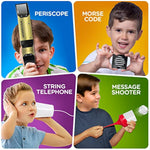 Kids Spy Kit, Explore 15 Secret Missions & Create 14 Detective Gadgets - Birthday For 7, 8,9,10 Year-Old Boy