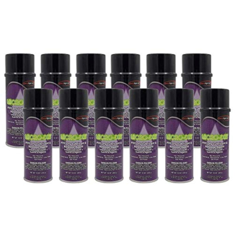 Micro-Dry PTFE Dry Lubricant & Release Agent, Case: 12 (16 oz) Cans