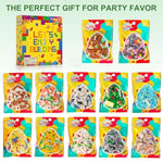 12Pack Animals Party Favors Building Set, 2491Pcs Cute Animals Building Blocks For Goodie Bag Stuffers Classroom Prizes, Party Favors Birthday Gift For Kids Boys Girls Student 8+