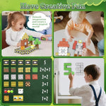 Magnetic Blocks - 100Pcs Magnet Tiles Stacking Construction Building Blocks Cubes, Stem Building Game Birthday Gifts For Boys And Girls Age 3+ Years Old
