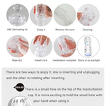 Male Masturbator Sex Toy For Men Reusable Handheld Sucking Extrusion Manual Male Masturbation Stroker Sleeve Stimulation Pocket Pussies Sex Sleeve Sex Toys For Men (Premium B)