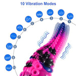 Tentacle Realistic Dildo G Spot Vibrator + 22Inch Super Long Anal Beads