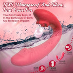G Spot Vibrator For Women Sex Toys, Realistic Dildo Wearable Tongue Vibrators Female Sex Toy, With 10 Vibration Modes, Clitoral Anal Stimulator Pleasure, For Women Man Adult Toys And Games Couples