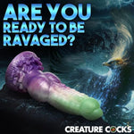 Aqua Phoenix Silicone Dildo For Men, Women & Couples. Firm And Flexible, Strong Suction Base, Fantasy Dildo, Unique Texture. Premium Phthalate-Free & Body-Safe Silicone. 1 Piece, Purple