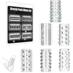 Penis Sleeve, Pennis Extender 6 Stretchy Textured Set, Cock Sleeve Enhance Erection Extended Time, Penis Extender For Adult Sex Toys For Men Couple