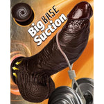 10.5'' Realistic Huge Thick Black Dildo - 8.6 Inch Girth Big Curved Dildo With Strong Suction Cup, Giant Dual Density Silicone Dildos For Anal Vagina, Bbc Anal Dildos G-Spot Sex Toys For Women Men