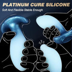 Large Butt Plug 6 Inch Silicone Anal Plug, Fantasy Knot Buttplug For Stretching & Training, Wearable Anal Stretcher With T-Base, Thick Anal Dildo Prostate Massager, Anal Trainer Sex Toy