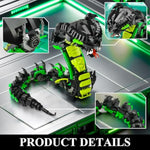 Mechanical Snake Building Sets, Creative Snake Animal Collection Toy, Adult Home Or Office Decor, Stem Building Toy Gift For Teens Girl And Boys 8-14 (689Pcs)