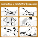 Sex Bondage Restraints Bdsm Toys Kit For Couples Sex Pleasure, Adult Sex Toys Kinky Bed Restraints For Sm Games, Sex Straps Neck To Wrist Thigh & Ankle Kits Adjustable Sex Sling,Suitable For Women Men
