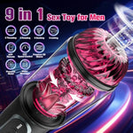 Male Masturbator Adult Sex Toys - App Penis Pump Enlargers, Upgraded Cvt Automatic Sex Machines For Men With Thrusting Roating Sucking Licking & Power Display & Fleshy Pocket Pussies Stroker