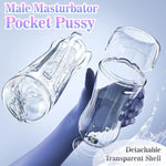 Realistic Male Masturbator with Suction Cup and 3D Texture for Men's Pleasure