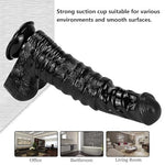 Realistic Black Horse Dildo - 2.24" Diameter Thick Huge Animal Horse Dildo - Lifelike Texture Giant Monster Penis Masturbation Sex Toys for Men Women