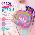 First Period Kit Gift for Girls 9–12 | Period Starter Kit for Tweens & Teens | Pads, Wipes & Confidence Essentials | First Period Gift Box with Discreet Bag (Alpaca)