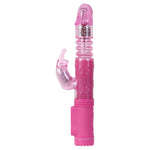 Eve'S First Thruster Rabbit Dildo With Thrusting Shaft, 5.5", Pink