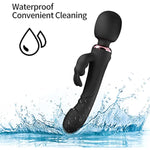 Classic G Spot Vibrator Sex Toys Clitoral Rabbit Vibrators Stimulator Dildo, Anal Adult Vibrator Dildos With 10 Powerful Vibrating Modes, Wand Massager Soft Silicone For Women Couple (Purple)