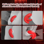 Tongue Oral Remote Control Wearable Vibrator, Couples Women Adult Sex Toys Games, App Mini Panty Vibrator Clitoral Vaginal Stimulator, 10 Vibrations Couple Female Kinky Sex Toy Game Play