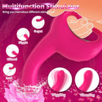 Diggle Motion Prostate Massager Anal Vibrator, Adult Prostate Vibrator Anal Plug Sex Toy With 10 Digging Modes &10 Vibrating Butt Plug For Male & Female Anal G-Spot Stimulator(Rose Red)