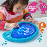 Interactive Light-Up Art Pad for Kids - 12 Color Palette with Musical Play