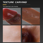 6Inch Silicone Dildo Panties Realistic Penis Male Strapon Sex Toys For Gay Men Dick Masturbation (18Cm Length,5Cm Diameter Solid) (6.29In Hollow)