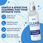 Toy Cleaner Spray 240ml -Pack of 2– Premium Adult Toy Cleaner for Hygiene – Safe, Gentle, and Effective Cleaner for All Purpose – Non-Irritating Formula – Easy-to-Use for Adult Toys