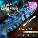 Big Thrusting Dildo Sex Toys Vibrator, 5 In1 Fantasy Monster Dildo With 8 Thrusting & Vibrations, 9.5" Huge Thick Dildos Anal Toys With Heating, Suction Cup Realistic Dildo Adult Toys For Women Men