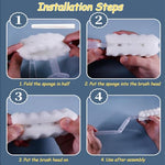 Sex Toy Cleaner Care Kit Male Masturbation Cleaning Brush, Sex Doll Cleaning Care Kit Includes 2 Reusable Absorbent Dryer Sticks & 1 Multi-Purpose Pocket Pussy Washing Sponge Brush Adult Toy Cleaner