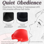 Invisible Bondage Ball Gag For Sex Games, Open Mouth Silicone Ball, Sm Restraints Toys Sex Gag Mouth Plug, Extreme Fetish Adult Play Bondage Sm Gag Ball Sex Toys For Woman Men Couples (Red)