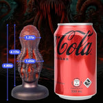 Monster Dildo Silicone Butt Plug With Suction Cup Knot Tentacle Anal Dildos Dark Octopus Beginner Training Sex Toys For Women Men And Couples (S)