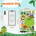Kids' Party Favors Stickers - 48 Sheets for Toddler Crafts and Decorations