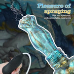 Realistic Squirting Dragon Dildo, 7.67In Long Fantasy Huge Thick Dildo Anal Sex Toy With Suction Cup,Silicone Adult Toy For Men And Women Couples (S)