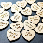 20Pcs Funny Tokens Sex,Date Night Activity Tokens Funny Wooden Couples Date Night Activity Token Romantic Funny Sex Token Gift Valentines Ideas Gifts for Couples
