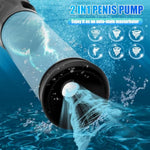 Electric Penis Enlarge Vacuum Pump,Automatic Male Masturbator,6 Suction Modes,1 Penis Pump,1 Vagina Sleeve,3 Penis Ring,3 Silicone Sleeves Of Different Sizes,Usb Rechargeable