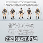 86-In-1 Army Men Toys For Boys 4-7 6-8 8-12, Military Base/Truck/Kayak Boat/Motorcycle/Helicopter/Army Men Action Figures/ Weapon Gear Accessories, Military Combat Toys Boys Christmas Birthday Gifts