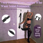 Bdsm Door Sex Swing With Restraint Handcuffs, Ankle Cuffs, Adjustable Restraint Straps, And Butt Support, Bondage Sex Toy For Adults Or Couples. (Without Pullup Bar)