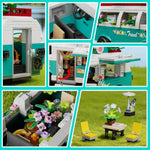 Flower Car Building Block Set, City Camper Van Building Set Botanical Collection Flowers Vehicles Blocks Toys Friends Creative Gift For Boys Girls 6-12 Years Old (862 Pcs)
