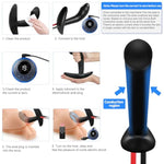 Electric Prostate Massager Multi-Frequency Electric Shock Posterior Anal Plug Wearable Anal Plug For Men And Women G-Spot Stimulation Prostate Massage Anal Plug Pleasure Sex Toys
