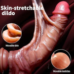Sex Toys Realistic Dildo For Women - 8.5 Inch Soft Silicone Material Jerkable Skin For G Spot And Vaginal Anal Sexual Stimulation?Thick Suction Cup Dildo Adult Toy For Female Pleasure & Couple Games
