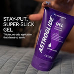 Astroglide Water Based Lube (4oz), Ultra Gentle Gel Personal Lubricant for Vaginal and Anal Sex, Stays Put with No Drip, Sex Lube, Long-Lasting for Men, Women and Couples, Safe for Toys