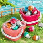 Magnetic Fishing Game For Kids Toddlers 3-5, 70 Pcs Fishing Toys For Kids Toddlers 3-5, Table Toys Board Game Birthday Gifts For 3 4 5 6 7 8 Years Old Kid Toddler