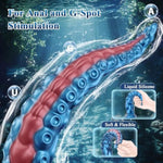 Monster Dildo Anal Plug, 6 Inch Silicone Tentacle Dildo With Suction Cup, Soft Thick Long Sex Novelties For G-Spot & Prostate Massager, Fantasy Dildos Sex Toy For Women (Small-5.9 In)