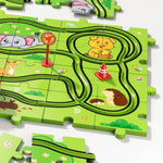 Toddler Toys Gifts For 3 4 5 Year Old Boys, 39 Jigsaw Puzzle Race Track Car Set Toys For Kids Boys Toddlers 3-5 4-6, Puzzle Tracks Car Toys Gifts For 3 4 5 Year Old Girls Kids
